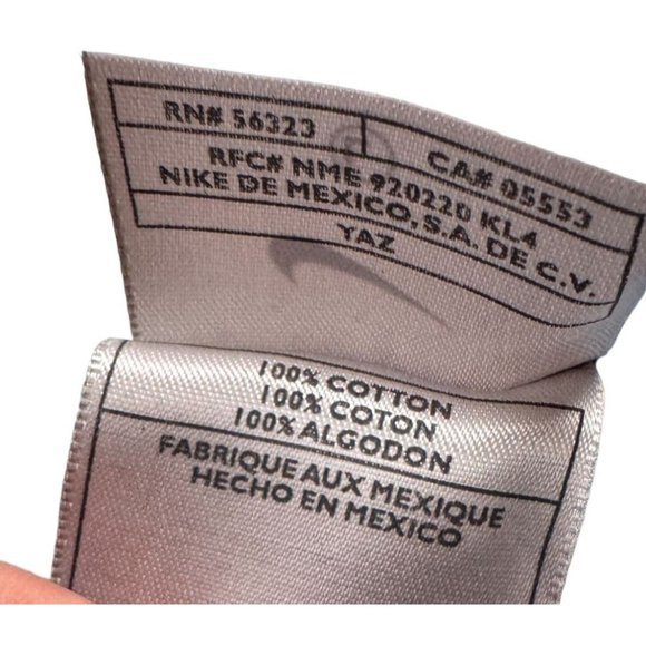 Nike Just Do It Light Blue Vtg Tank Top Shirt Cotton Men's‎ Large | b1 - Picture 7 of 7